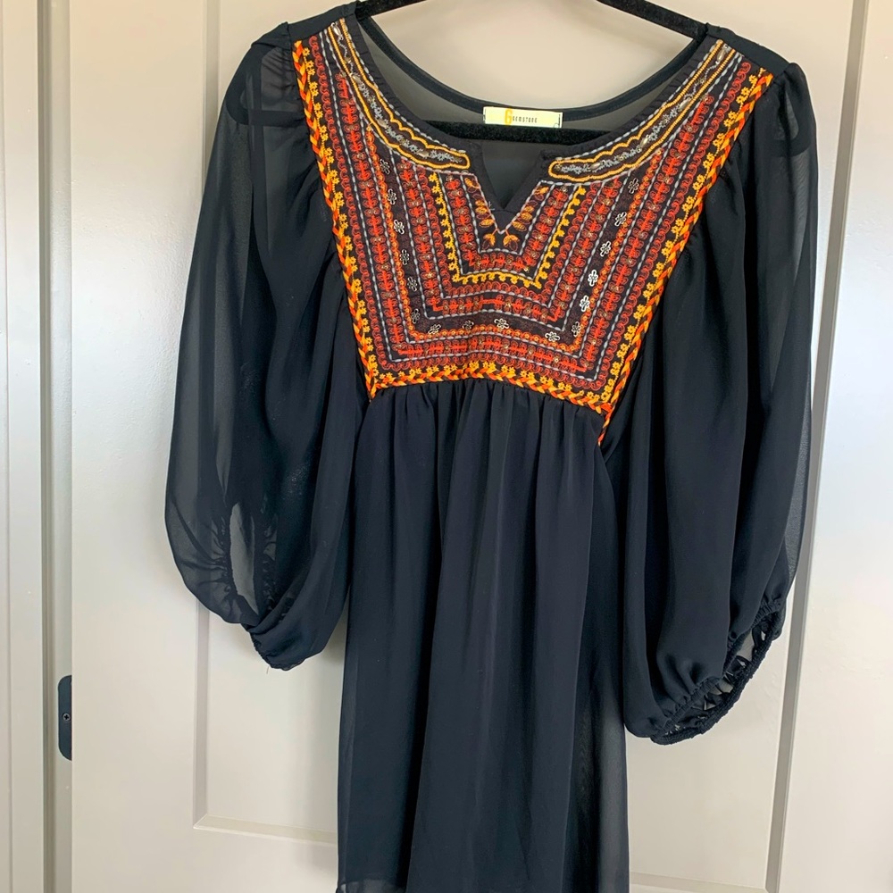 Sheer Long Sleeve Shirt